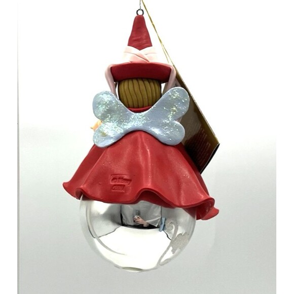 Disney Store Sleeping Beauty Fairy Fauna Enchanted Christmas Ornament Glass Clay - Picture 10 of 13
